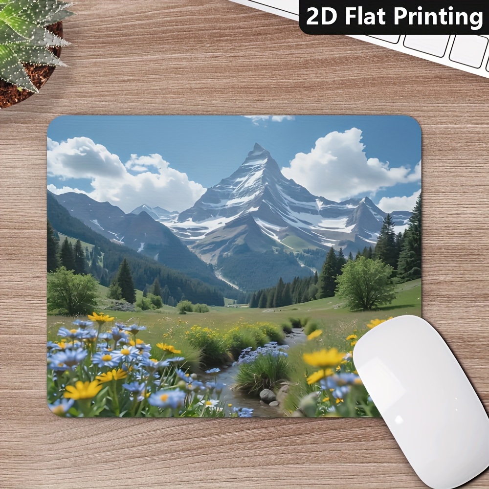 Desk Setup For Gaming - Gaming Office Non-Slip Mouse Pad Scenic