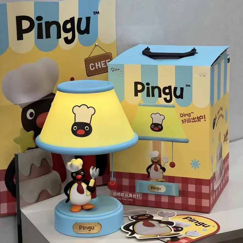 Desk Setup At Home - New Pingu Chef Style Night Light
