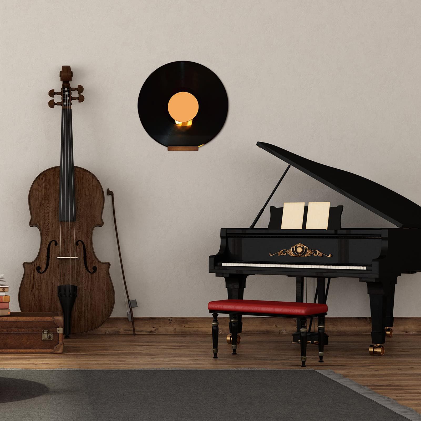 6pcs Wooden vinyl record wall  - đánh giá và giá Monitor Riser Wood