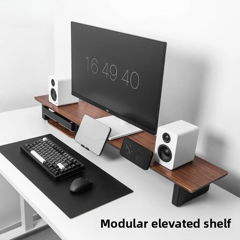 R1 Modular Monitor Riser Acces - đánh giá và giá Monitor Riser Wood