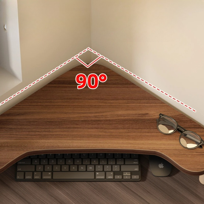 Corner Computer Stand, Triangl - đánh giá và giá Monitor Riser Wood