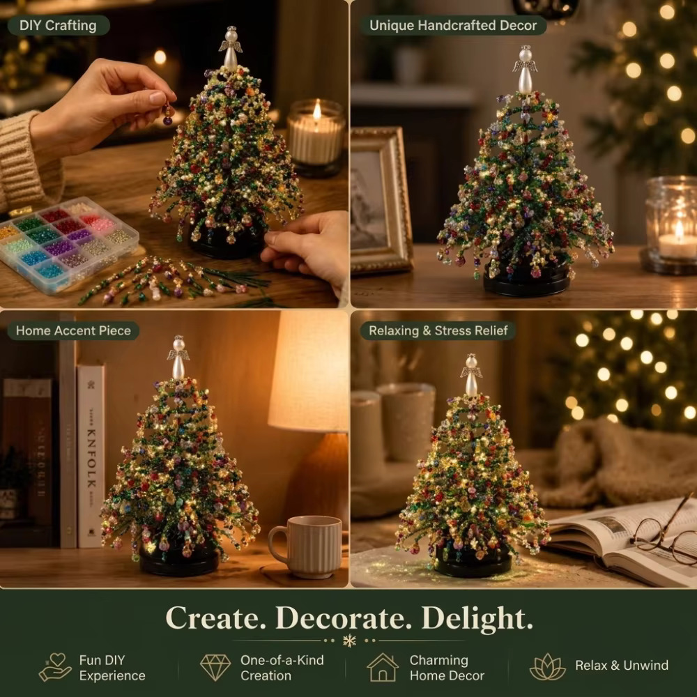 DIY Christmas Tree Bead Kit Be - đánh giá và giá Desk Setup At Home
