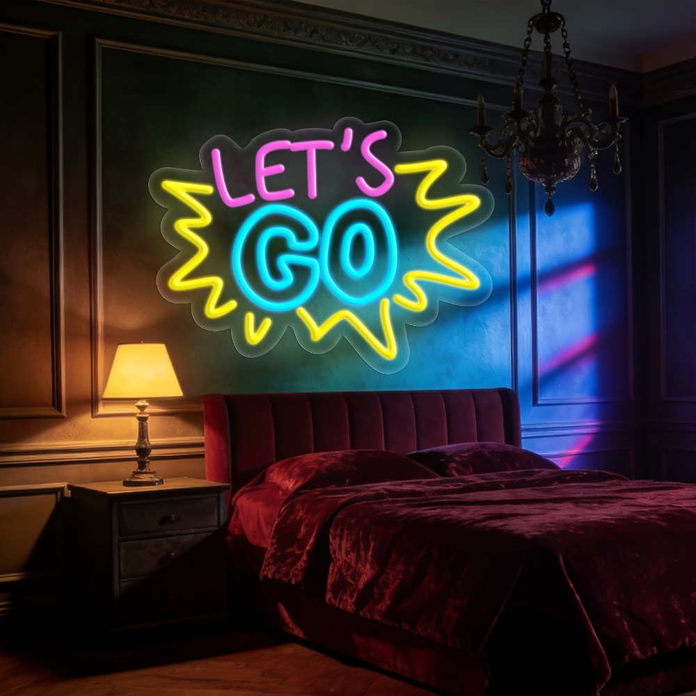 LET'S GO Multicolor LED Neon S - đánh giá và giá Desk Setup Inspiration