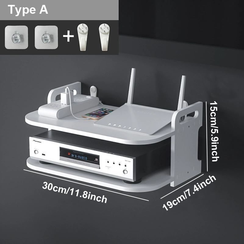 Wall-Mounted Router Cable Orga - đánh giá và giá Desk Setup With Tv