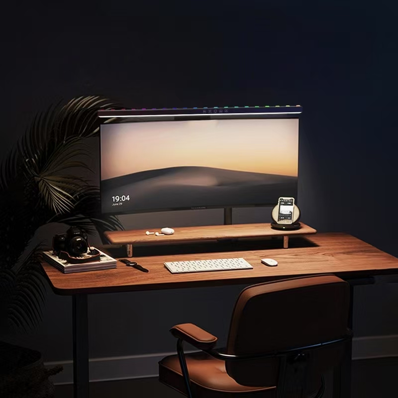 LED Monitor Light Hanging Desk - đánh giá và giá Desk Setup For Gaming