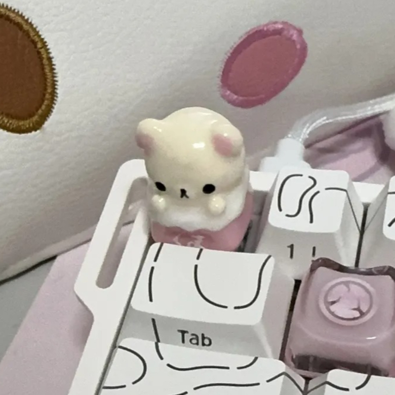 Kawaii Rilakkuma Keycaps Relax - đánh giá và giá Desk Setup Gifts