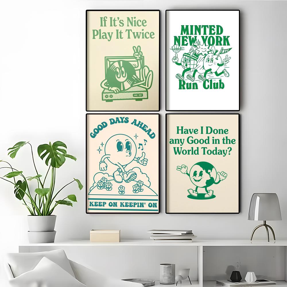 Green Inspirational Retro Desk - đánh giá và giá Desk Setup Inspiration