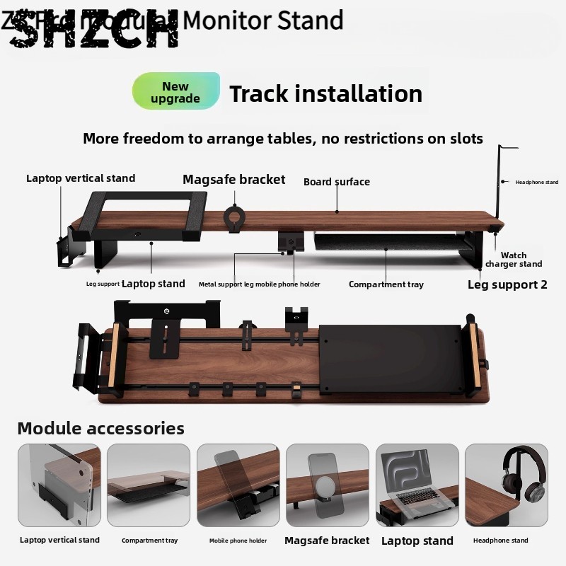 Z3 Pro Modular Monitor Riser S - đánh giá và giá Monitor Riser Wood