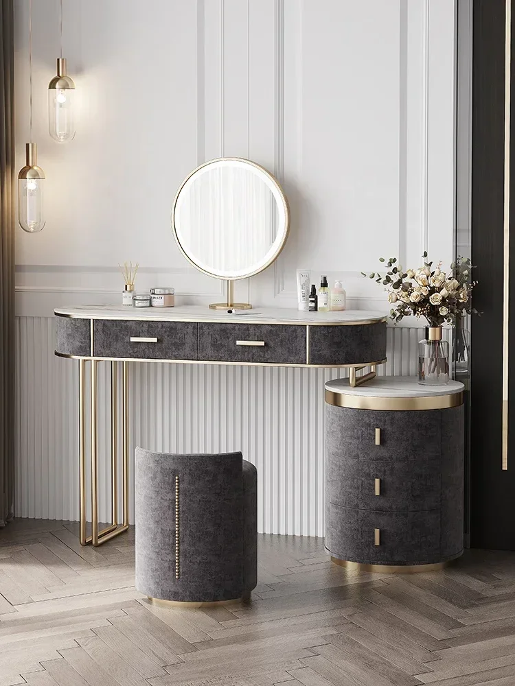 Bedroom Set European Furniture - đánh giá và giá Desk Vanity Setup