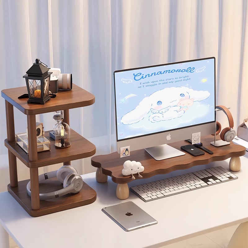 Adjustable Monitor Riser Deskt - đánh giá và giá Monitor Riser Wood