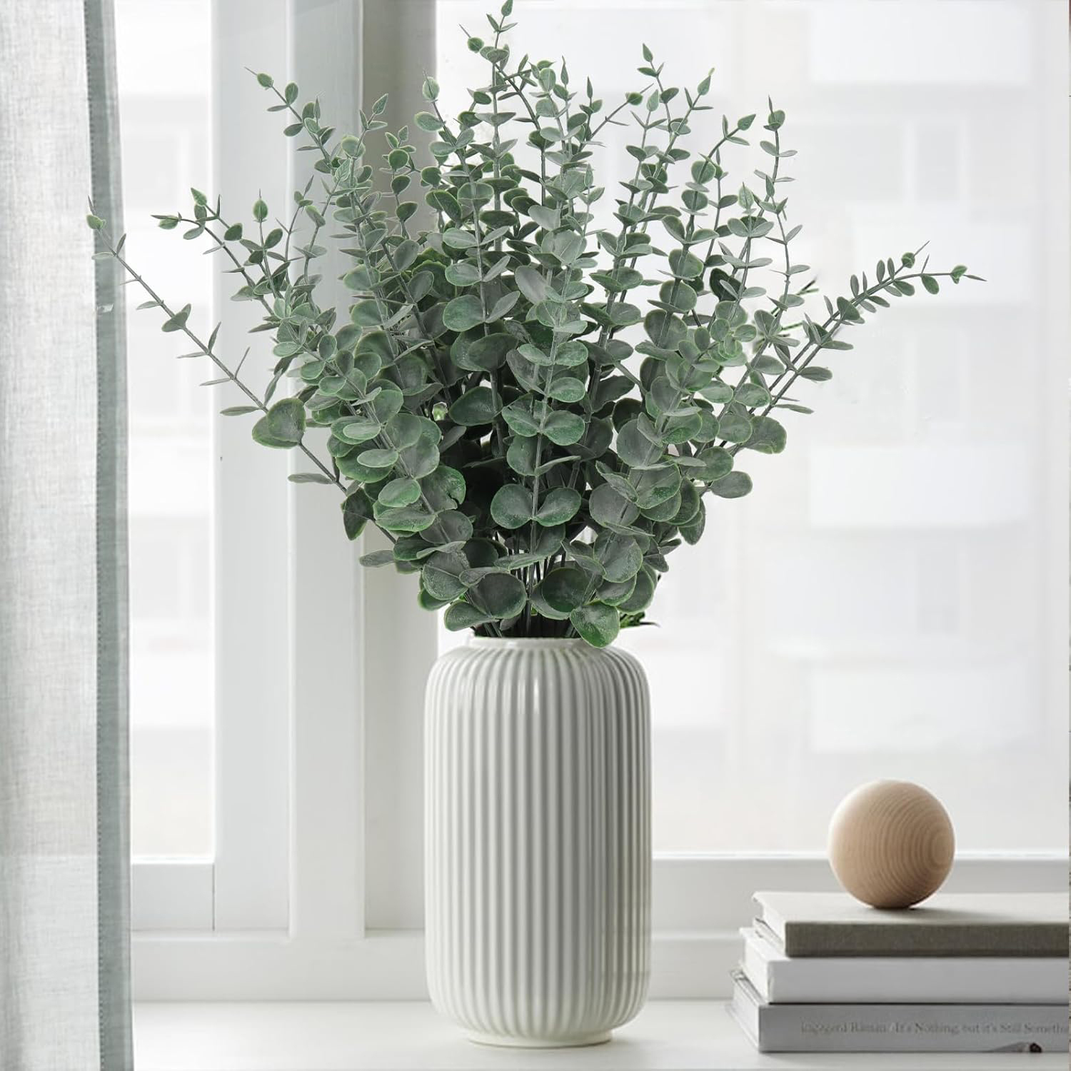 10/20pcs Artificial Plants Euc - đánh giá và giá Desk Setup At Home