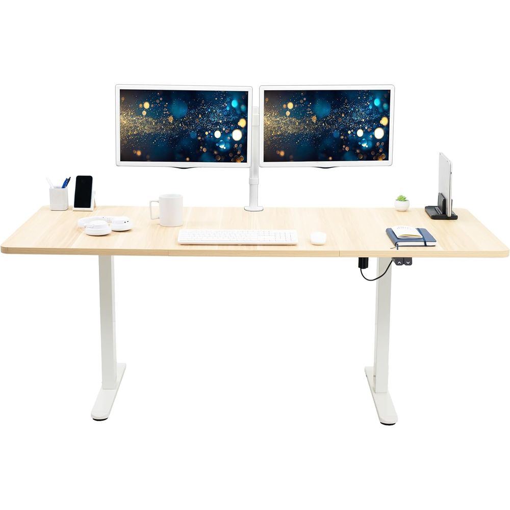 Electric 71 x 30 inch Stand Up - đánh giá và giá Desk Setup Kit