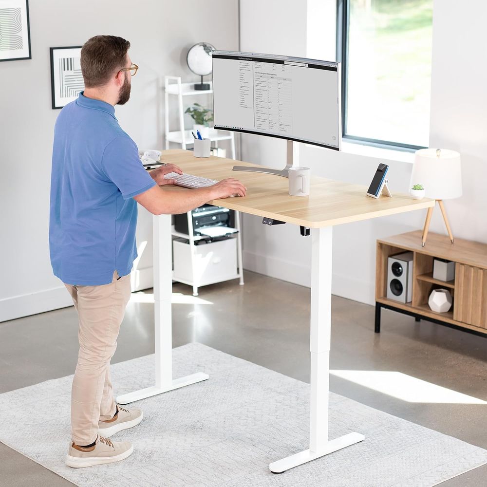 Electric 71 x 30 inch Stand Up - đánh giá và giá Desk Setup Kit