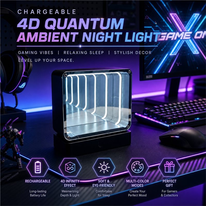 A02F-4D Tunnel Night Rechargea - đánh giá và giá Desk Setup For Gaming