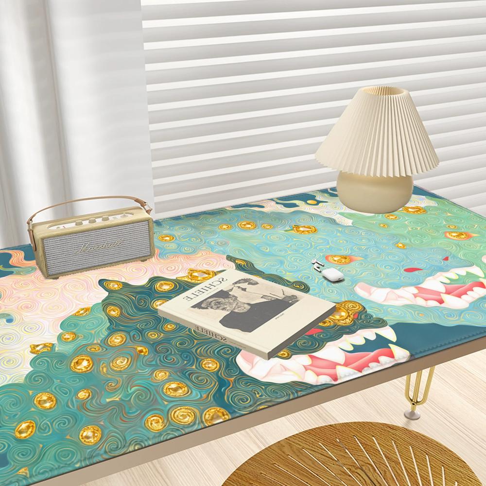 HYBXAXC Mythic Dragon Desk Mat - đánh giá và giá Desk Setup Gifts