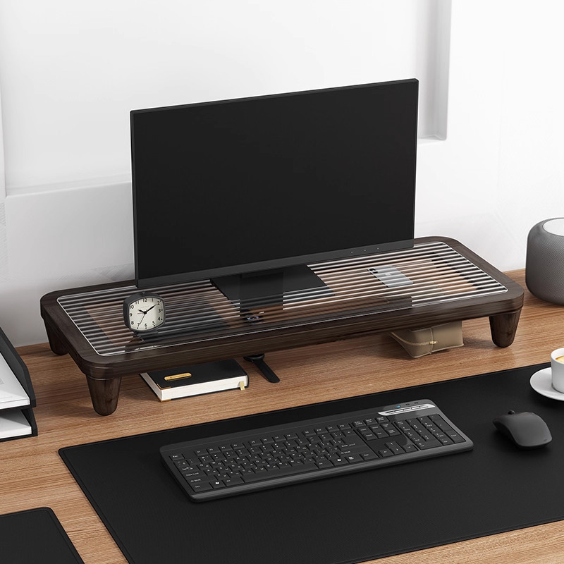 Desk Riser Monitor Stand with  - đánh giá và giá Monitor Riser Wood