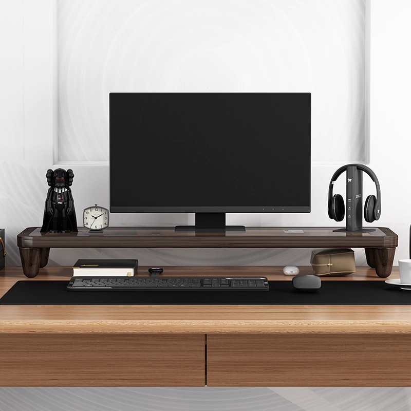 Desk Riser Monitor Stand with  - đánh giá và giá Monitor Riser Wood