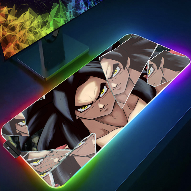 LED Mouse pad Dragon Ball Comp - đánh giá và giá Desk Setup Rug