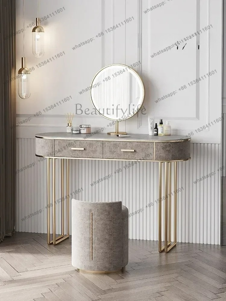 Bedroom Set European Furniture - đánh giá và giá Desk Vanity Setup