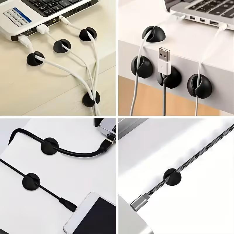 6/10/18-Piece Cable Organizer  - đánh giá và giá Desk Setup At Home