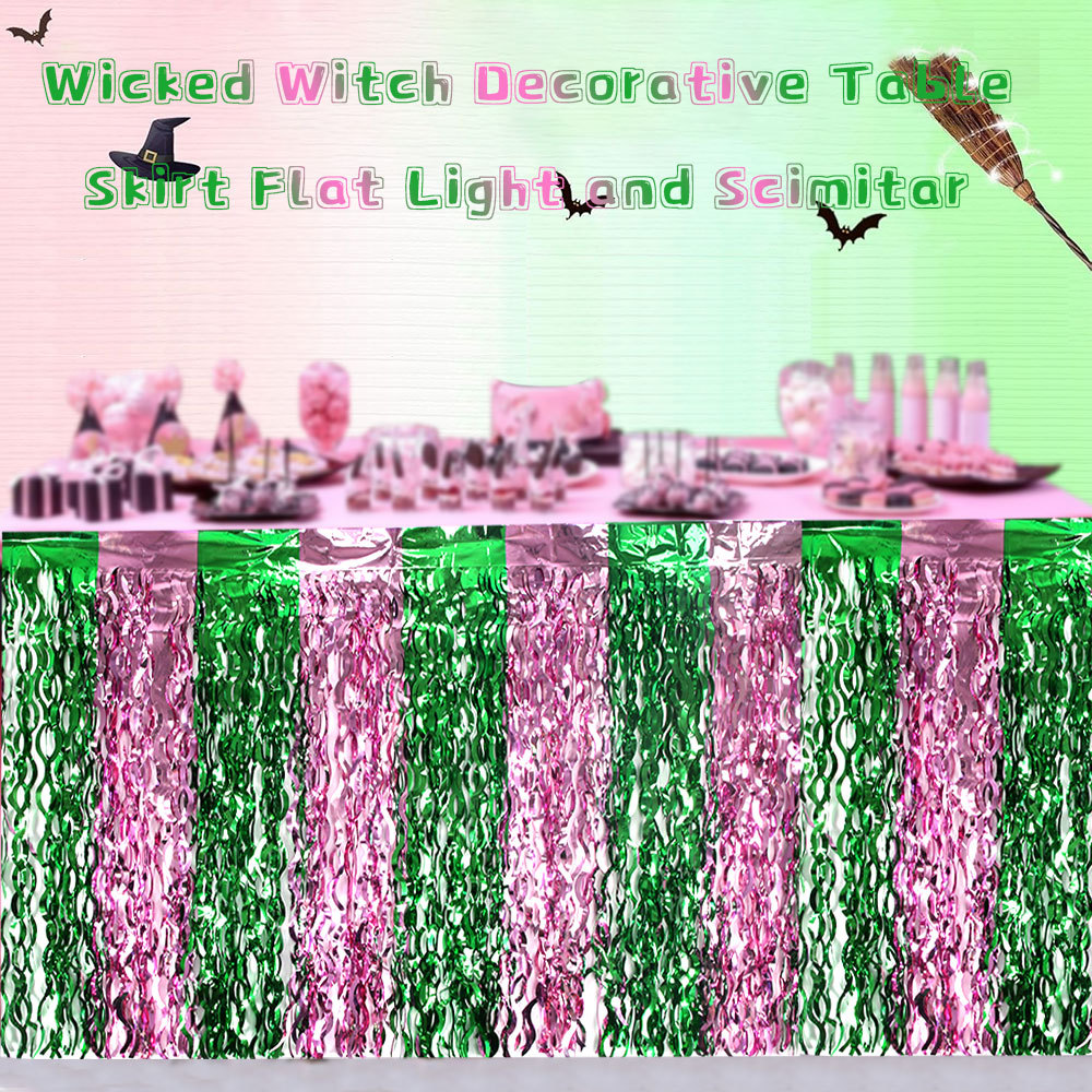 Wicked Witch Party Table Decor - đánh giá và giá Desk Setup Green