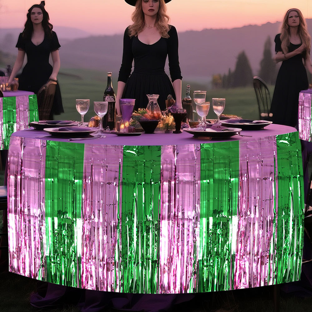 Wicked Witch Party Table Decor - đánh giá và giá Desk Setup Green