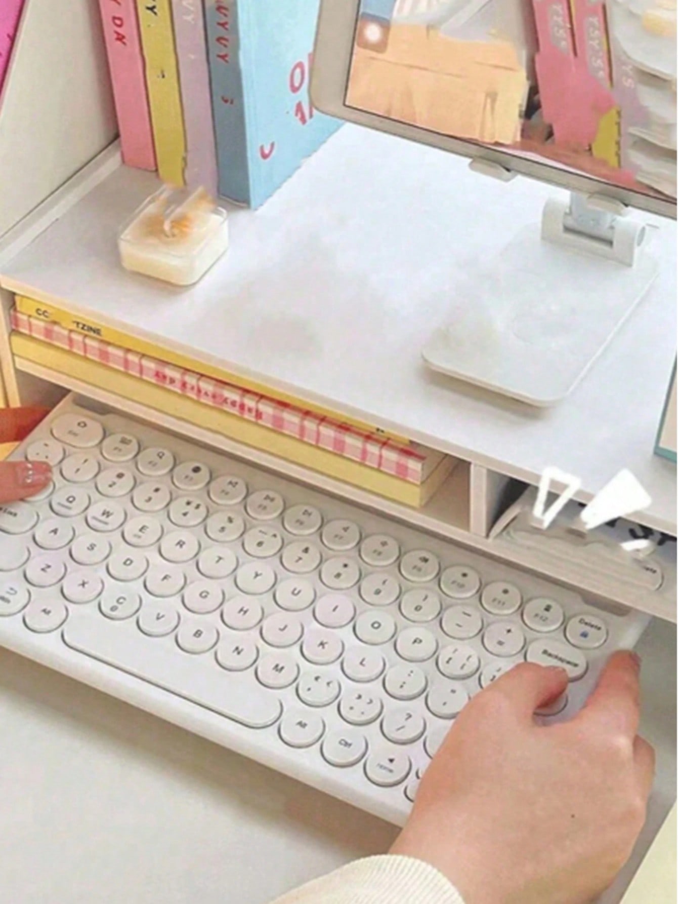 Monitor Riser Stand with Drawe - đánh giá và giá Monitor Riser Wood