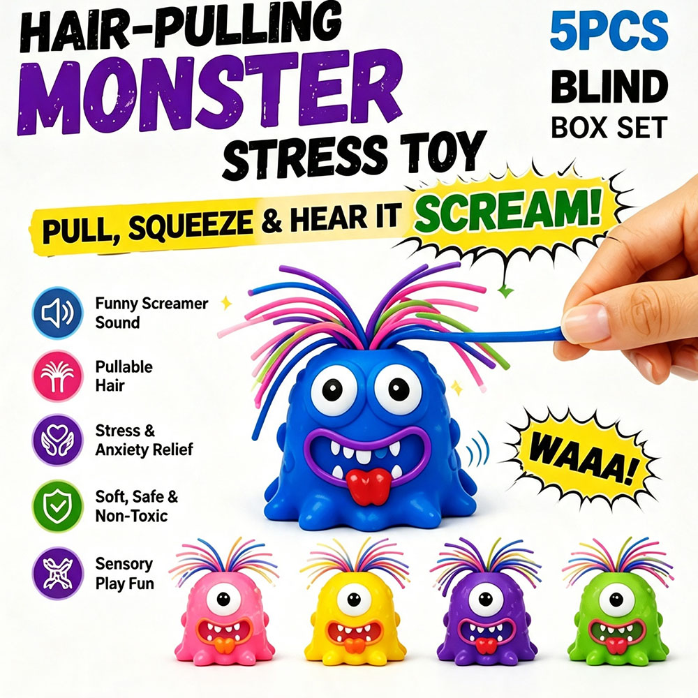 Viral Screaming Monster Hair P - đánh giá và giá Desk Setup Gifts