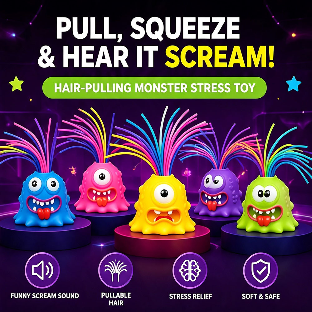 Viral Screaming Monster Hair P - đánh giá và giá Desk Setup Gifts