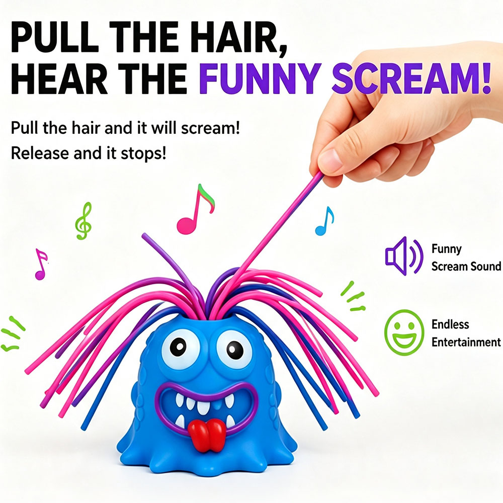Viral Screaming Monster Hair P - đánh giá và giá Desk Setup Gifts
