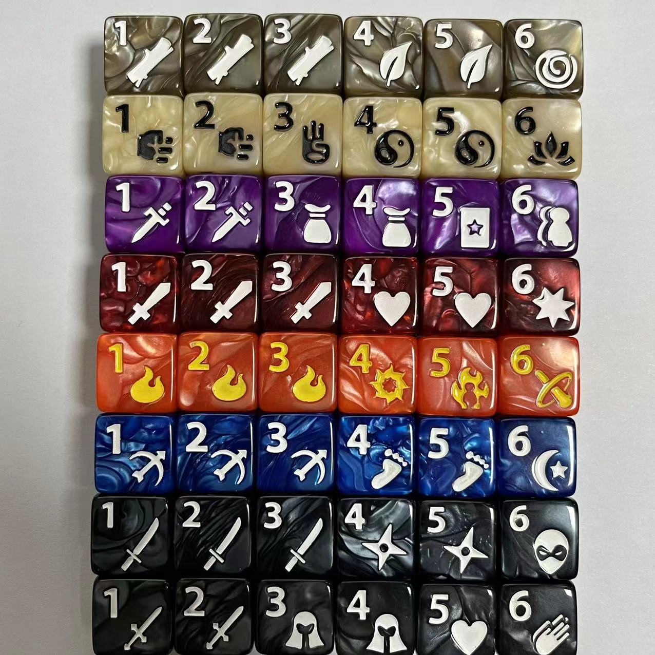 10 Pcs Set of New 16mm 6 Sided - đánh giá và giá Desk Setup For Gaming