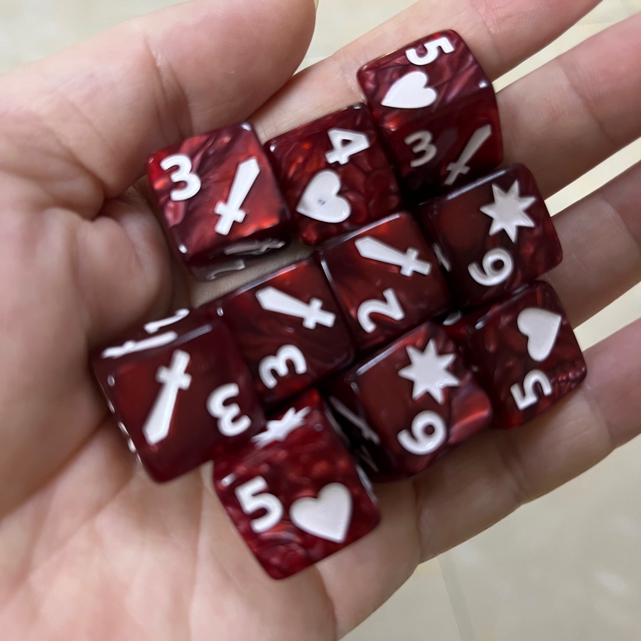 10 Pcs Set of New 16mm 6 Sided - đánh giá và giá Desk Setup For Gaming