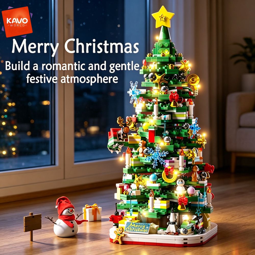 KAVOWORLD 1024pcs Christmas Tr - đánh giá và giá Desk Setup Needs