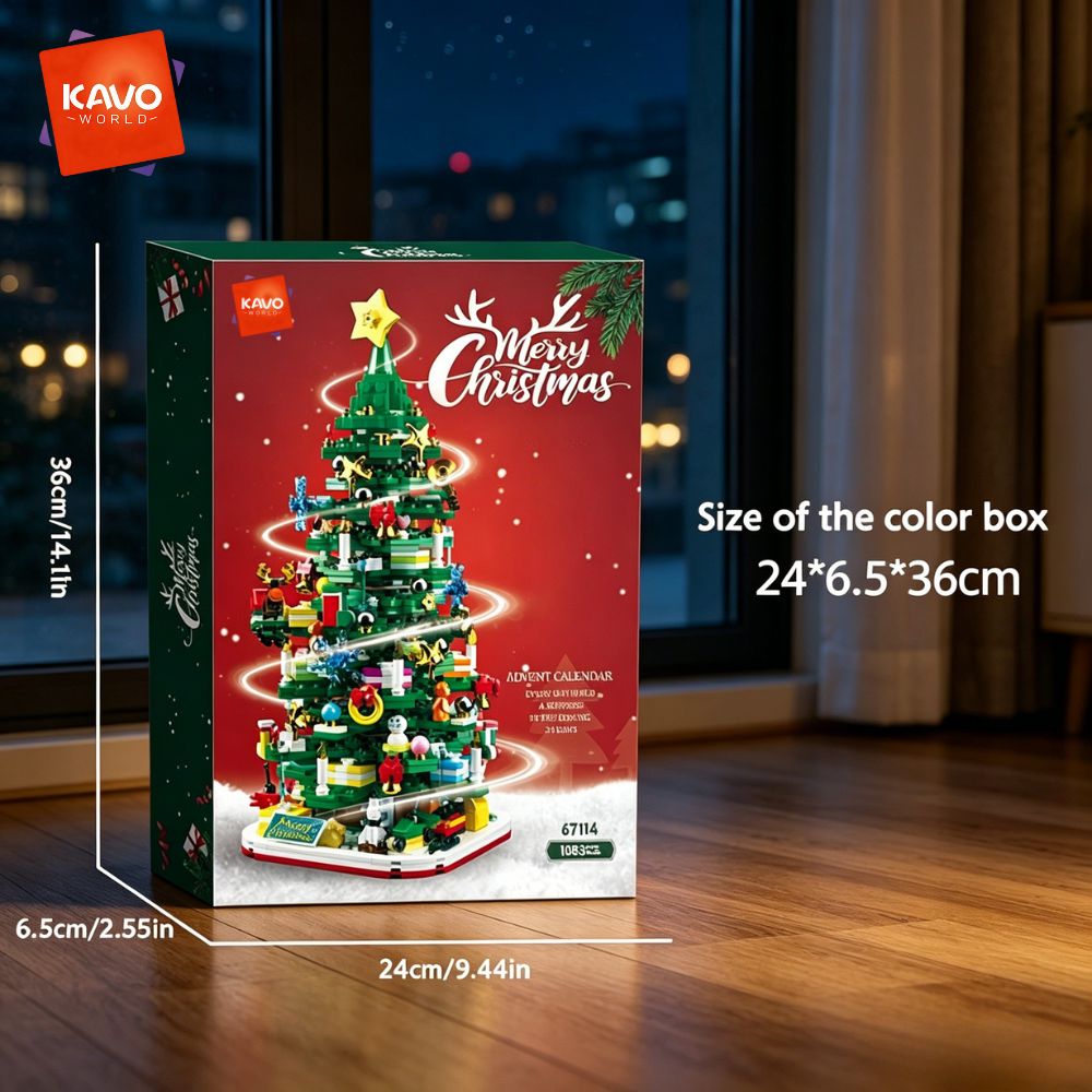 KAVOWORLD 1024pcs Christmas Tr - đánh giá và giá Desk Setup Needs